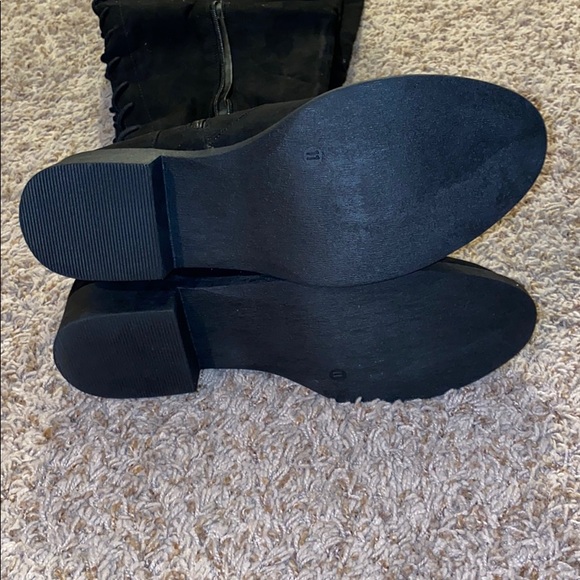 arnella corset back thigh high boot